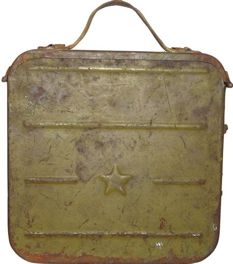 1985 soviet army small metal box|soviet ammo box for sale.